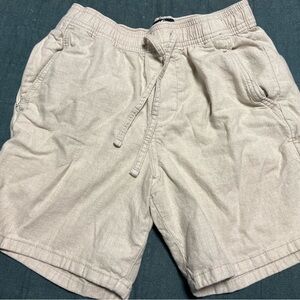 Men's Cream Casual Shorts